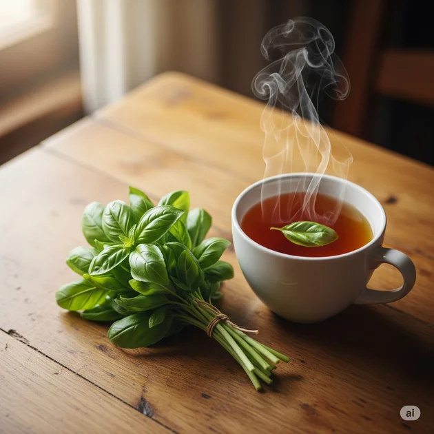 Народна медицина: чай от босилек за кашлица