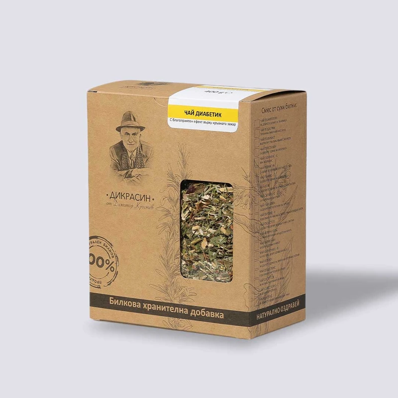 ЧАЙ ДИАБЕТИК - за диабет, висока кръвна захар 400г