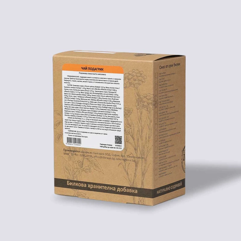 ЧАЙ ПОДАГРИК за подагра, висока пикочна киселина 400г - image 2