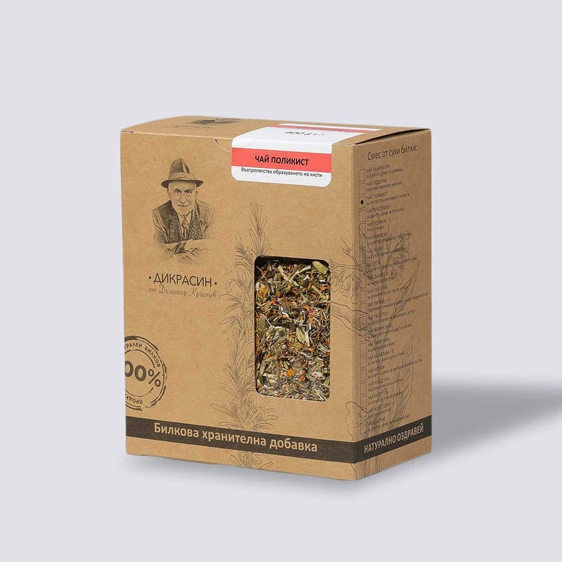 ЧАЙ ПОЛИКИСТ - за кисти при мъже и жени 400г