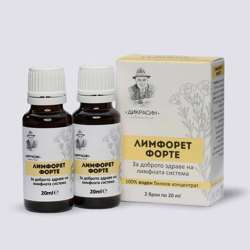 Лимфорет Форте - за пречистване на лимфна система 2x20ml