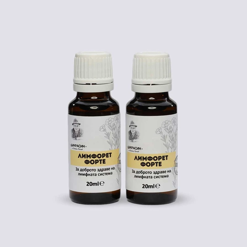 Лимфорет Форте - за пречистване на лимфна система 2x20ml - image 3