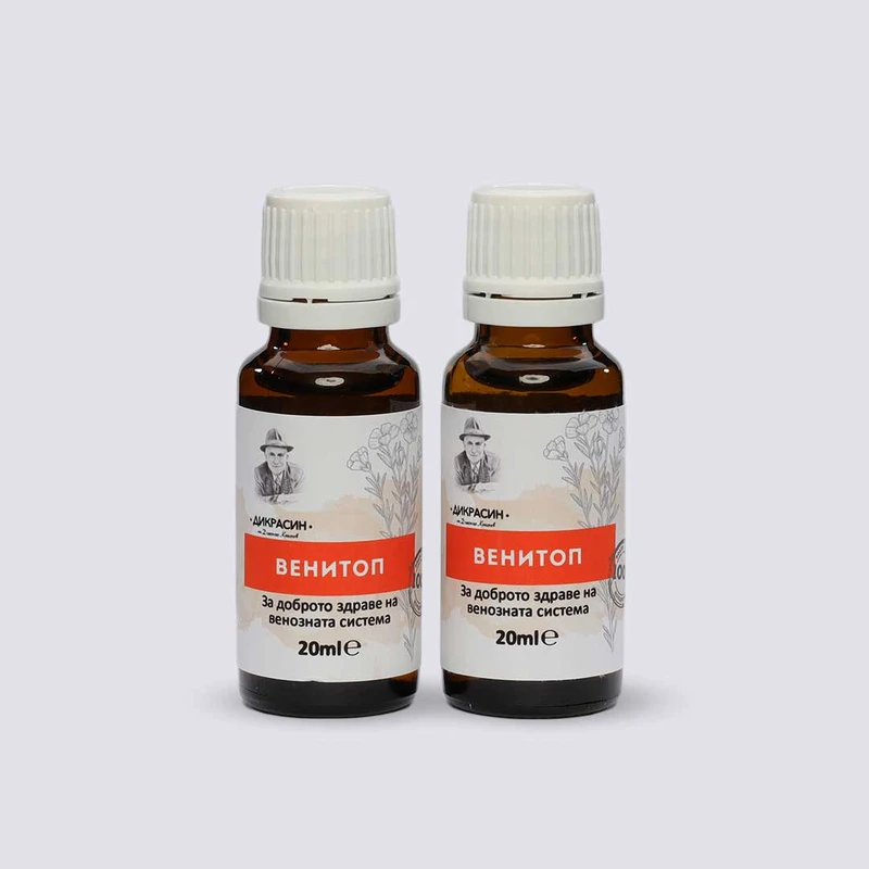 Венитоп - разширени вени и хемороиди 2x20ml - image 3