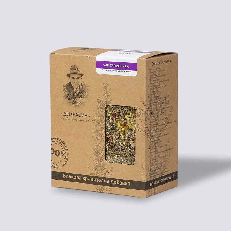 ЧАЙ ХАРМОНИЯ - Ф - за чистота, здраве и живот - 400г