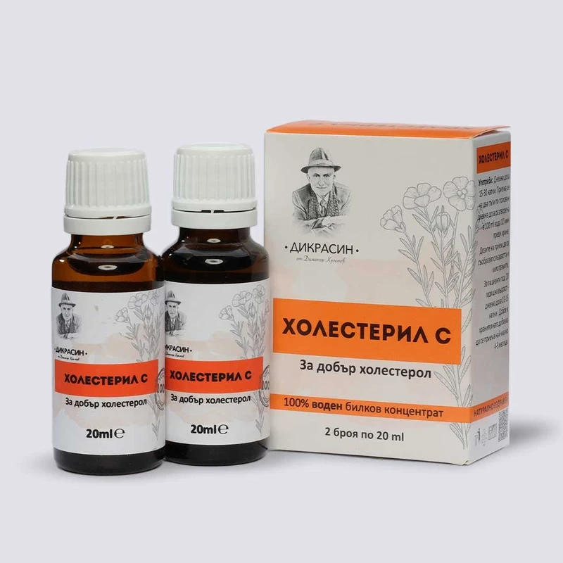Холестерил С - за високо кръвно налягане 2x20ml